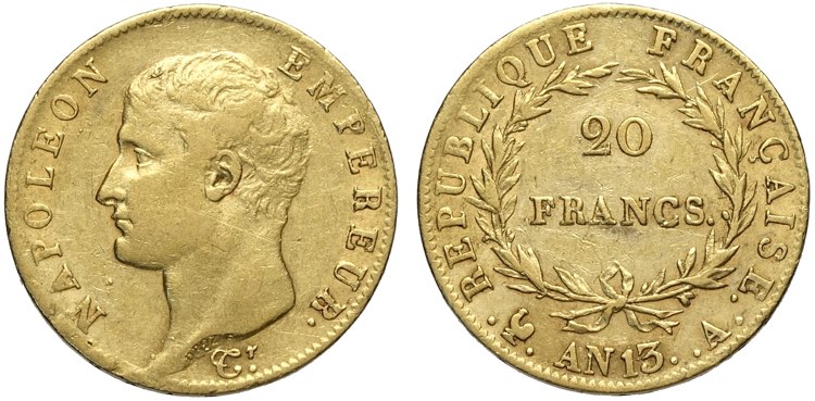 France, Napoleon I (1799-1814), 20 ... 