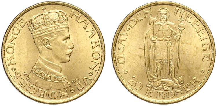 Norway, Haakon VII (1905-1957), 20 ... 