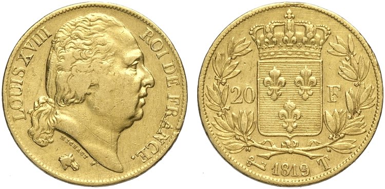 France, Louis XVIII (1814-1824), ... 