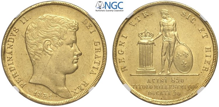 Napoli, Ferdinando II di Borbone ... 