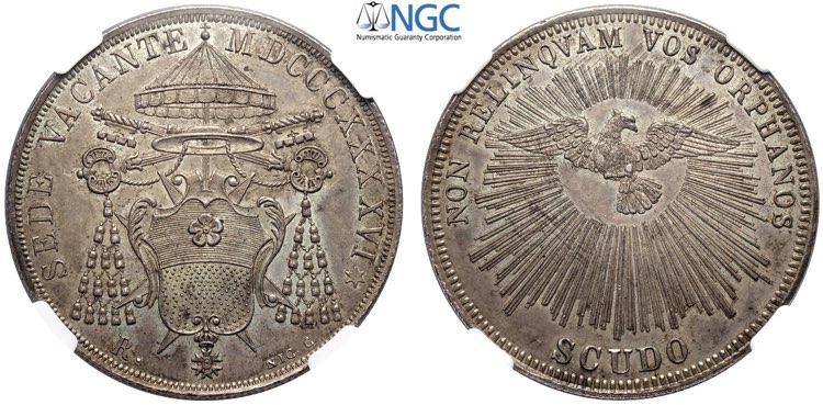 Roma, Sede Vacante (1846), Scudo, ... 