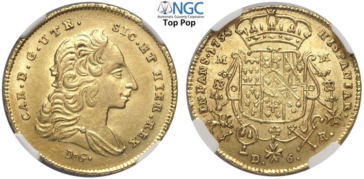 Napoli, Carlo di Borbone ... 