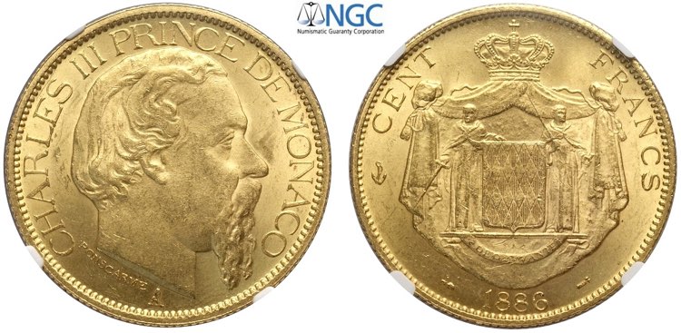 Monaco, Charles III (1856-1889), ... 