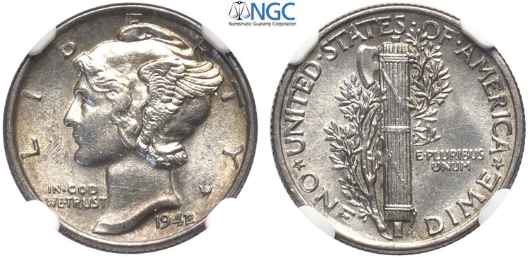 United States of America, 10 Cents ... 