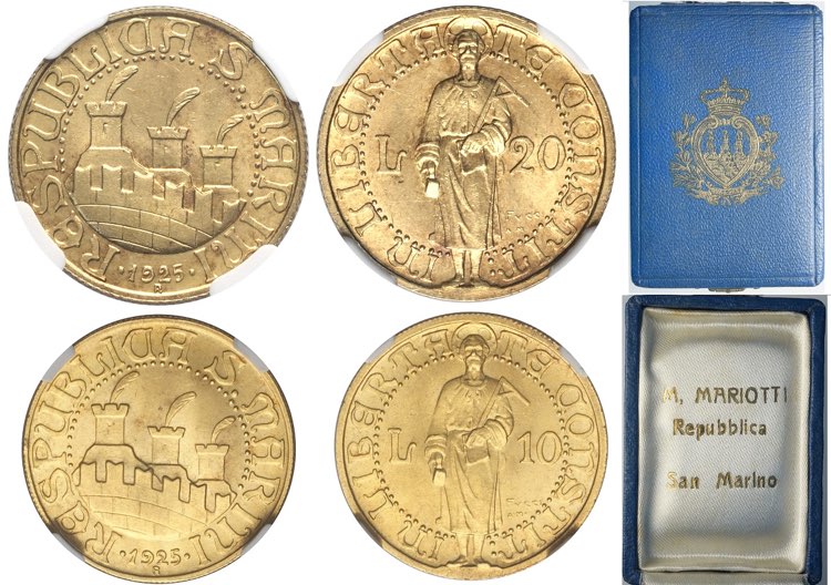 San Marino, Vecchia Monetazione ... 