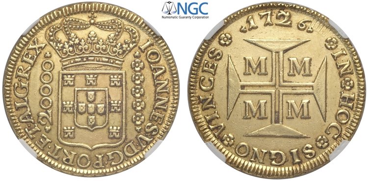 Brazil, Joao VI (1706-1750), 20000 ... 