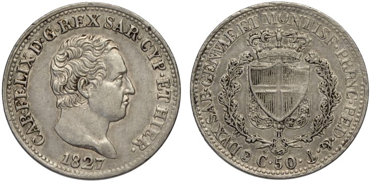 Savoia, Carlo Felice (1821-1831), ... 