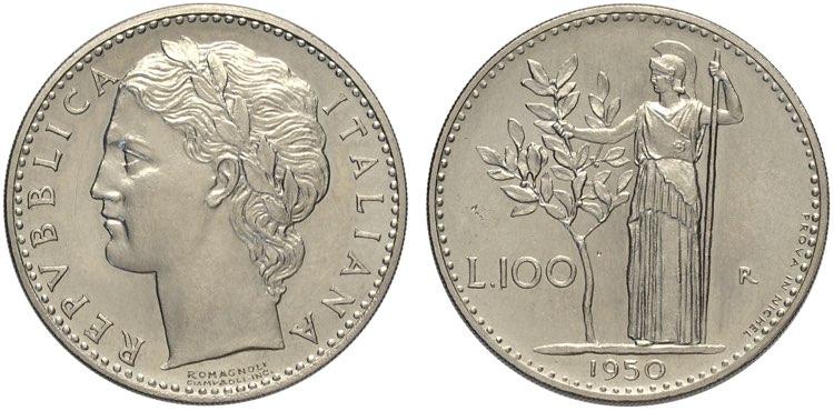 Repubblica Italiana, Monetazione ... 