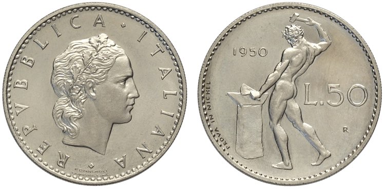 Repubblica Italiana, Monetazione ... 