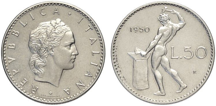 Repubblica Italiana, Monetazione ... 