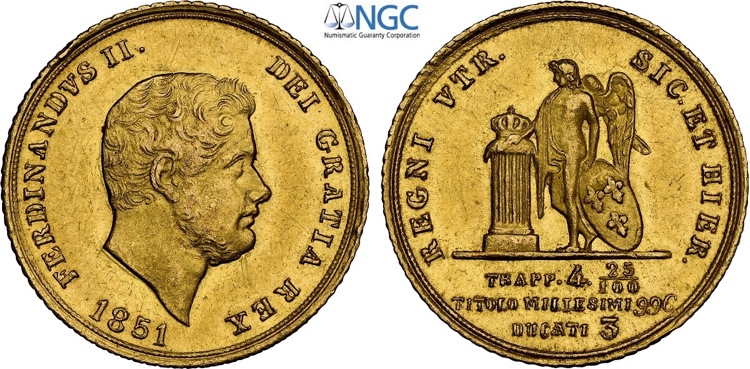 Napoli, Ferdinando II di Borbone ... 