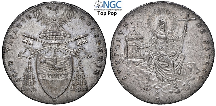 Roma, Sede Vacante (1829), Mezzo ... 