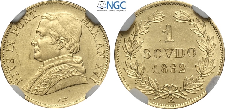 Roma, Pio IX (1846-1870), Scudo ... 