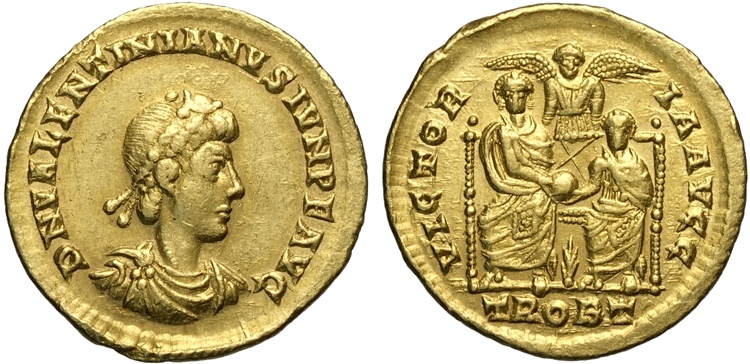 Valentiniano II (375-392), Solido, ... 