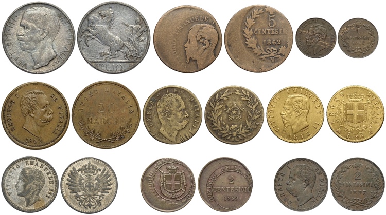 Curiosità numismatiche, lotto di ... 