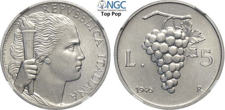 Repubblica Italiana, Monetazione ... 