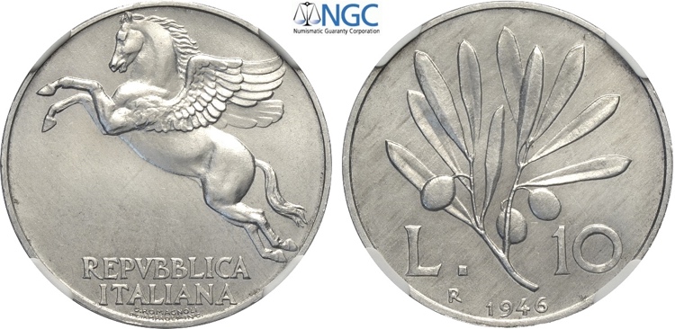 Repubblica Italiana, Monetazione ... 