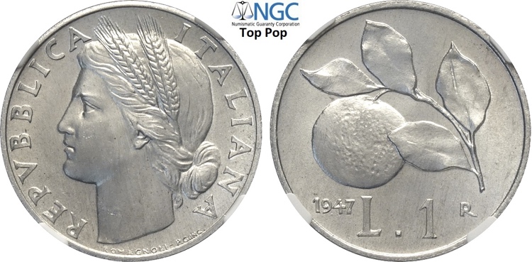 Repubblica Italiana, Monetazione ... 