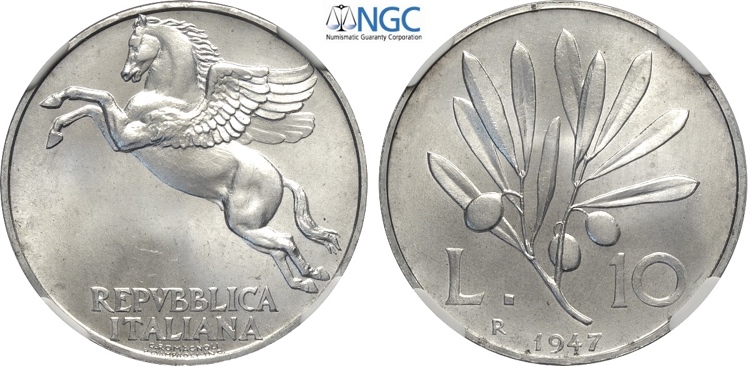 Repubblica Italiana, Monetazione ... 