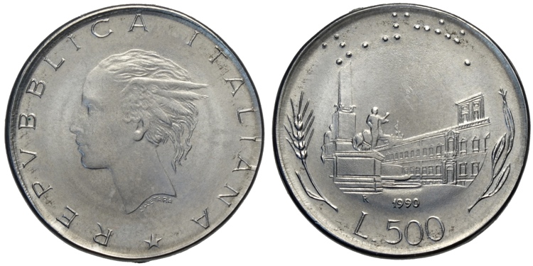 Repubblica Italiana, Monetazione ... 