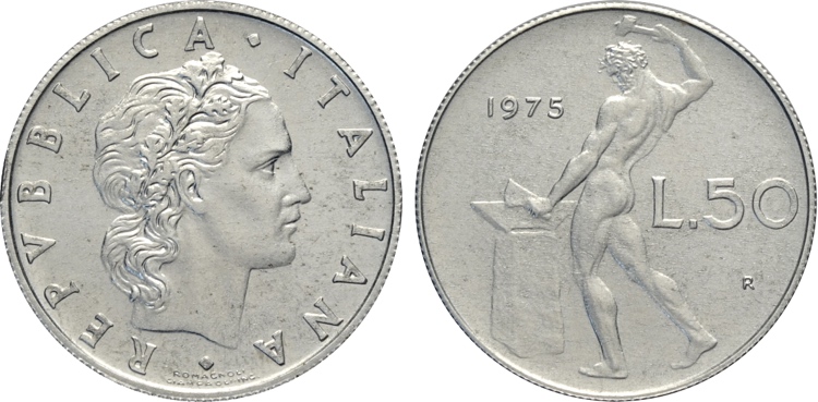 Repubblica Italiana, Monetazione ... 