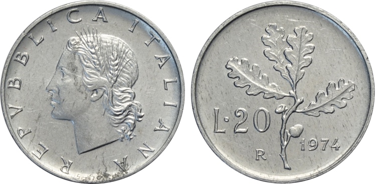 Repubblica Italiana, Monetazione ... 