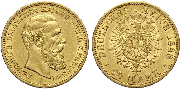 Germany Prussia, Friedrich III ... 