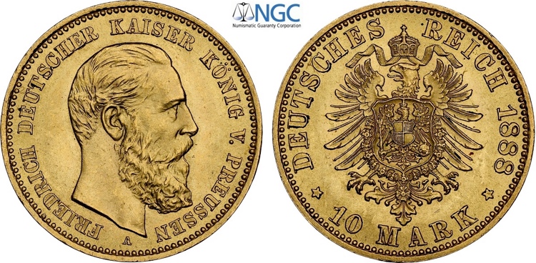 Germany Prussia, Friedrich III ... 