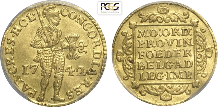 Netherlands, Holland, Ducat 1742, ... 