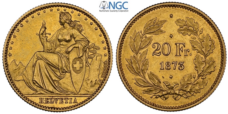 Switzerland, Confederation, Gold ... 