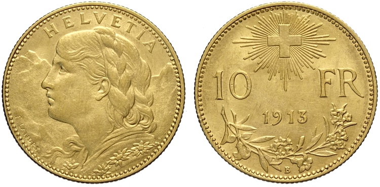 Switzerland, Confederation, 10 ... 