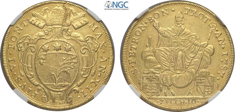 Bologna, Pio VI (1775-1799), da 10 ... 