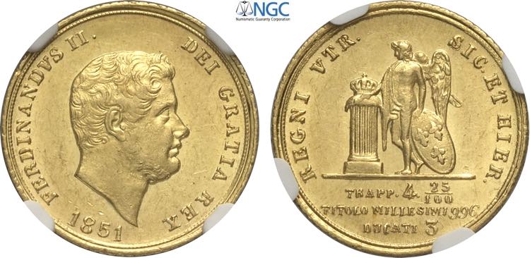 Napoli, Ferdinando II di Borbone ... 