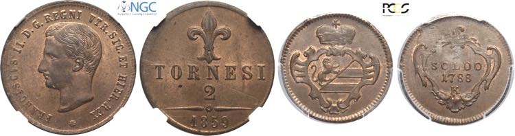 Napoli e Gorizia, lotto di 2 ... 