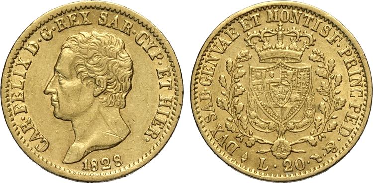 Savoia, Carlo Felice (1821-1831), ... 