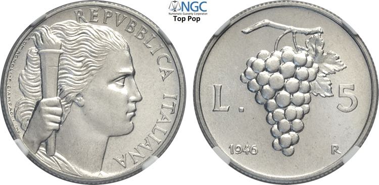 Repubblica Italiana, Monetazione ... 