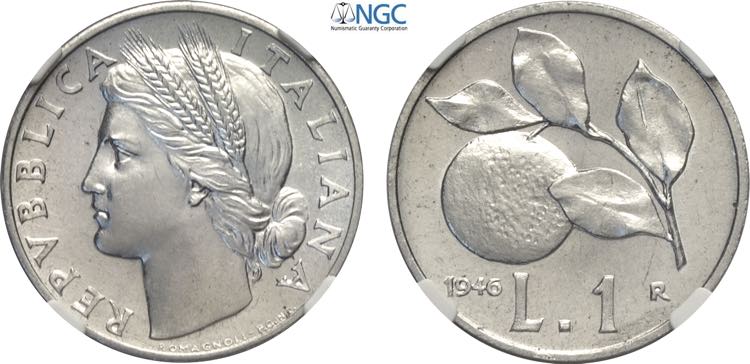 Repubblica Italiana, Monetazione ... 