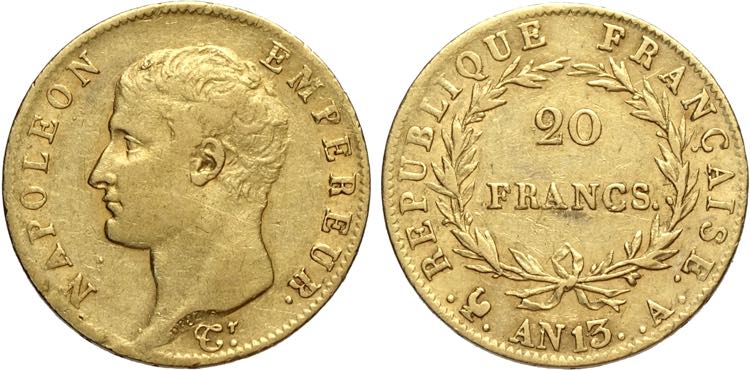 France, Napoleon I (1799-1814), 20 ... 