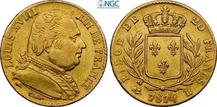 France, Louis XVIII (1814-1824), ... 