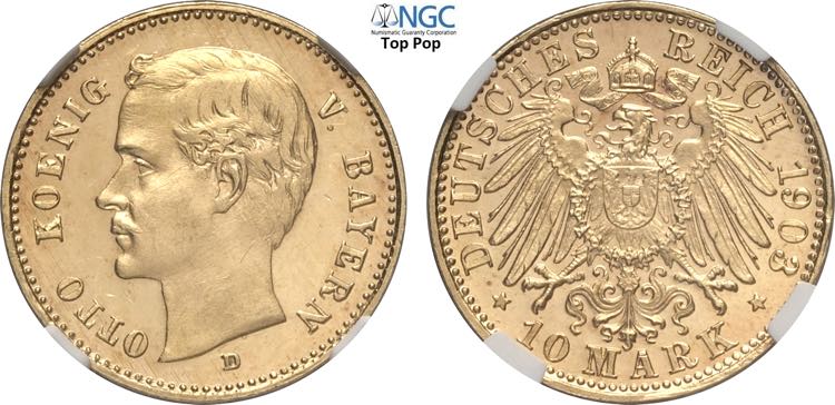 Germany Bavaria, Otto (1886-1913), ... 