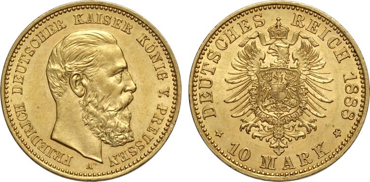 Germany Prussia, Friedrich III ... 