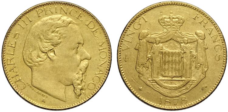 Monaco, Charles III (1856-1889), ... 