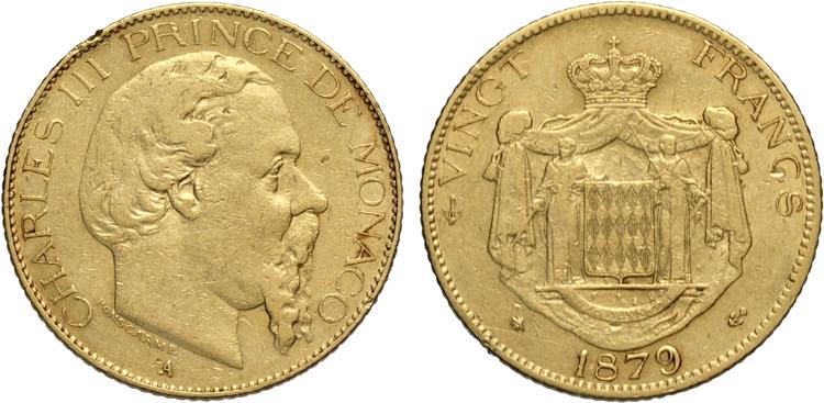 Monaco, Charles III (1856-1889), ... 