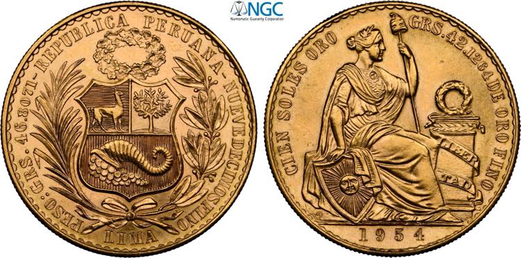 Perù, Republic (1882-), 100 Soles ... 