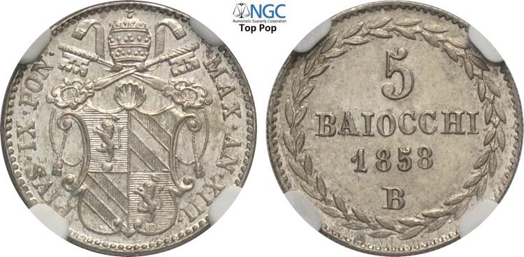 Bologna, Pio IX (1846-1870), 5 ... 