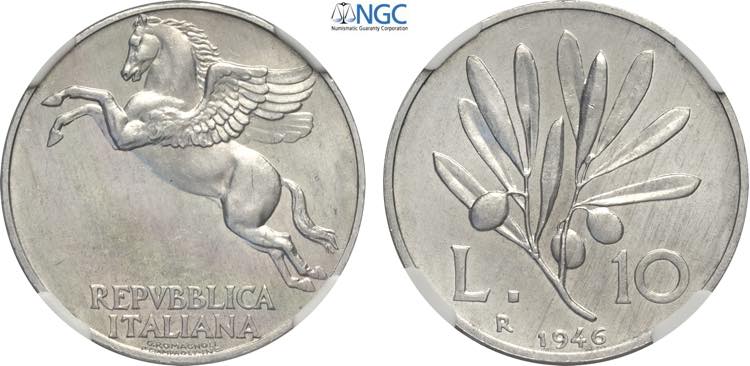 Repubblica Italiana, Monetazione ... 