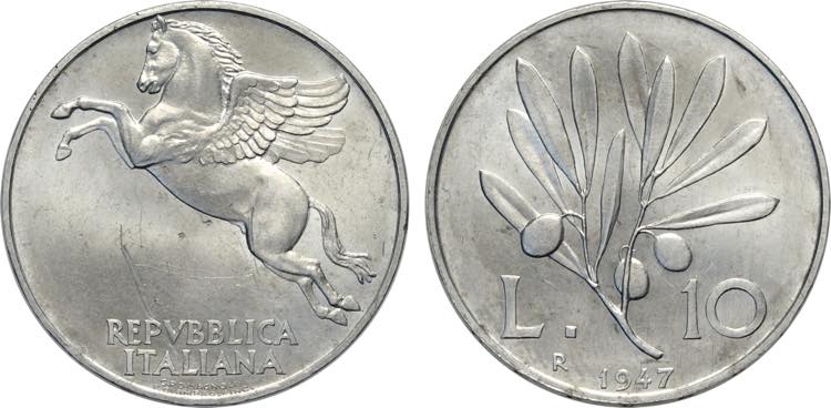 Repubblica Italiana, Monetazione ... 