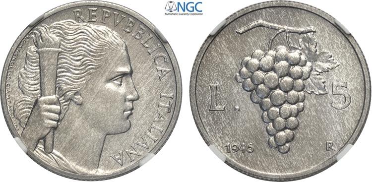 Repubblica Italiana, Monetazione ... 