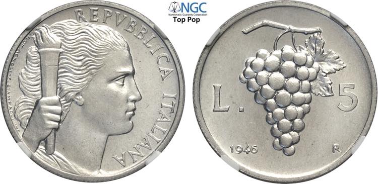 Repubblica Italiana, Monetazione ... 