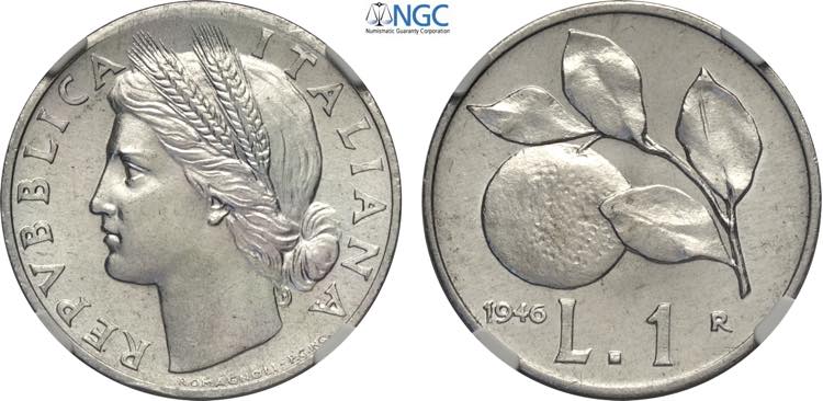 Repubblica Italiana, Monetazione ... 